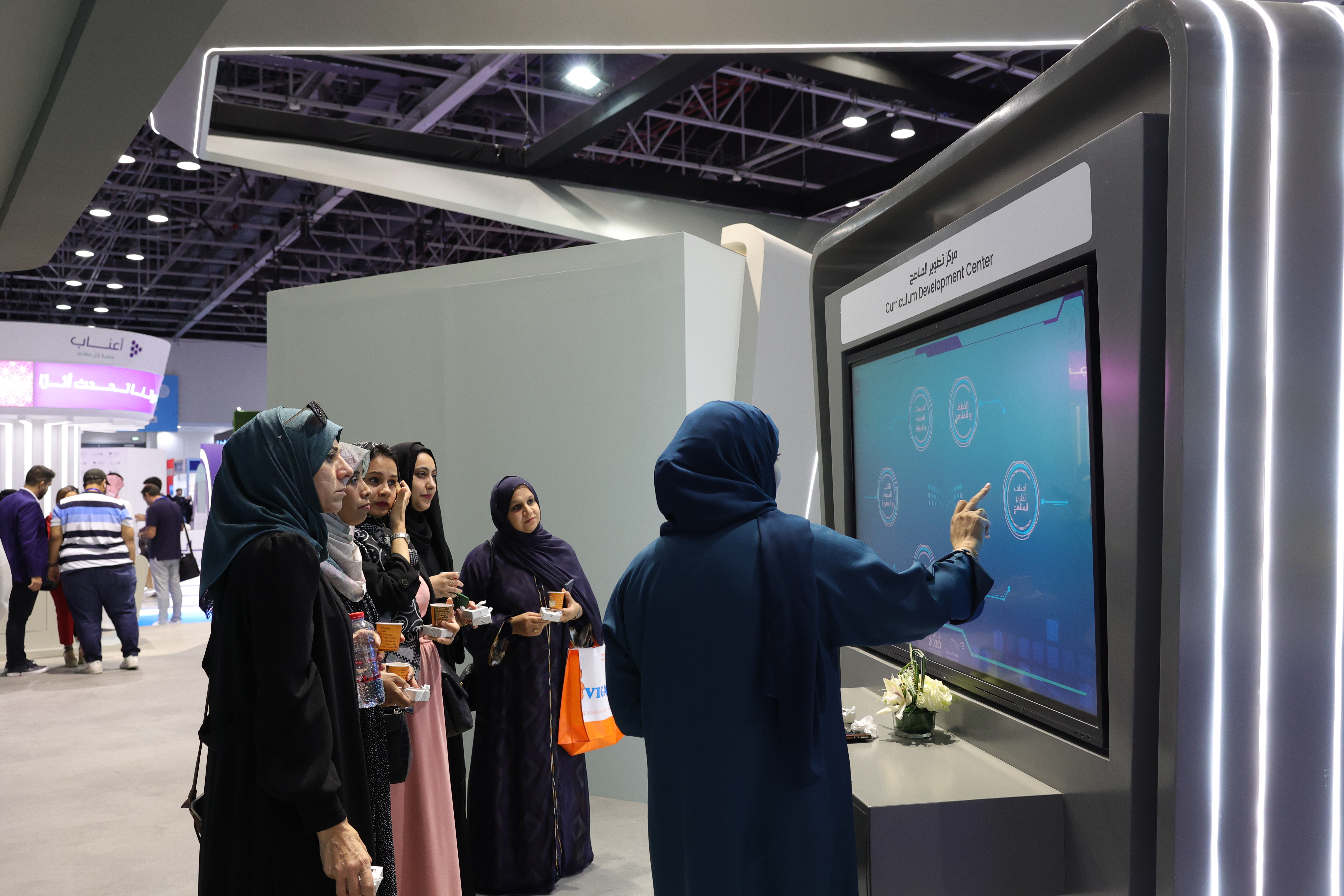 Visitors at GESS Dubai exhibition and conference